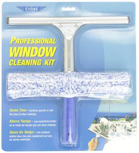 Ettore 032611049918 04991 Products 2-step Squeegee Scrubber Combo Blue 12 In