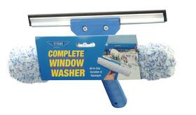 15010 Ettore Complete Window Cleaner 2 In 1 Combo Tool 10-inch Squeegee And Washer
