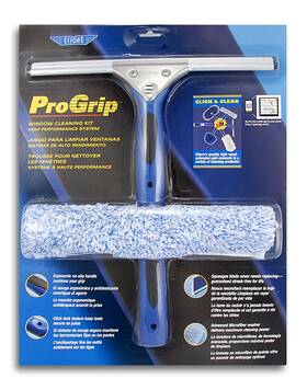 Ettore 885742729200 65000 Professional Window Cleaning Kit 12 Squeegee And 10-inch Progrip Microfibe