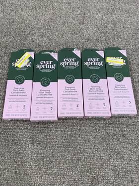 003022398 Everspring Foaming Dish Soap Concentrate Lavender Bergamont Refill Lot Of 5