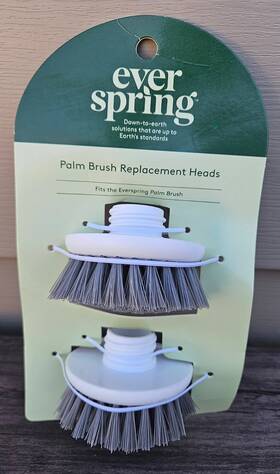 Everspring 810119028266 Palm Brush Replacement Heads - 2 Count R6 5