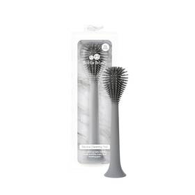 Pcbbg005 Ezpz Silicone Bottle Brush Gray - Cleaning Tool With Long Sturdy Handle Flexib