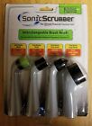 F0084 Sonic Scrubber Replacement Brush Set For Kitchen Household New On
