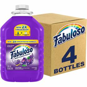 153058ct Fabuloso All-purpose Cleaner - 128 Fl Oz 4 Quart Lavender Scent Rinse-free