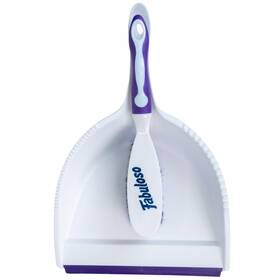 Bb30050 Fabuloso Brush And Dustpan Set Compact Dust Pan With Snap-tog