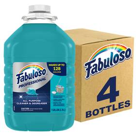 Us05252a Fabuloso Multipurpose Cleaner Ocean Cool 128 Fl. Oz. 4/ct Blue