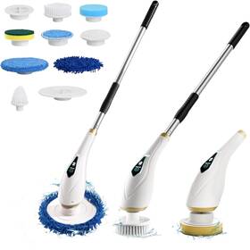 1202666usdzc Famkit 3218793/1202666usdzc Electric Spin Scrubber Cordless Bathroom Power 2 Speeds Rechargeab