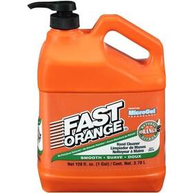 23218 Fast Orange 700115573153 Smooth Lotion Hand Cleaner With Pump 1 Gallon 128 Fl Oz Pack Of