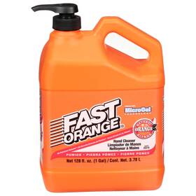 25219 Fast Orange 716080035695 Permatex Pumice Lotion Hand Cleaner With Pump 1 Gallon