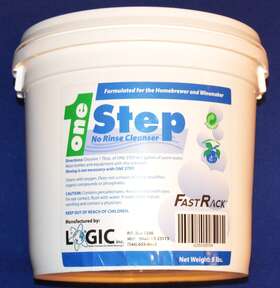 Fast Rack 628504292594 Logic One Step Cleanser No Rinse 5 Lbs For Homebrew Brand New