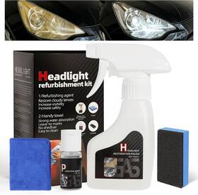 Favirzce-t003 Favirzce Car Headlight Restoration Kit Cleaner Restore Headlamp Clear From Yellowing And O