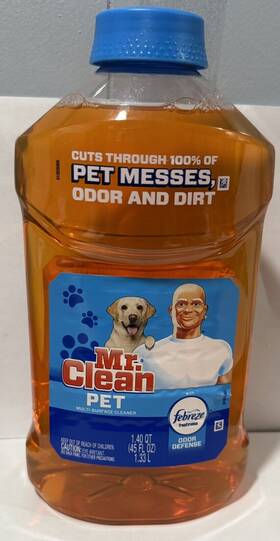 Febreze 037000787846 Mr Cleaner Pet Multi Surface Household With Odor And Dirt 45 Oz