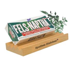 Fels Naptha 785696508558 Spotless Stainless Laundry Detergent Bar Boardwalk 5 Ounces