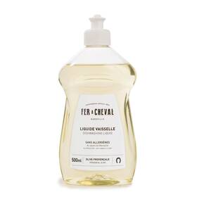 026229 Fer Cheval Dishwashing Liquid Bottle Dish Soap Provencal Olive Savon De Marseil