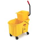 Fg618688yel Rubbermaid Wavebrake Quart Side Press Wringer Combo