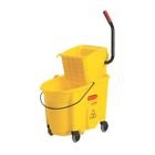 Fg758088yel Rubbermaid Wavebrake Quart Side Press Wringer Combo 086876176421