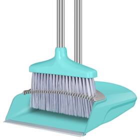 Fgy-h1 Fgy Broom And Dustpan Set 48 Inch Long Handle Collapsible Dust Pan Comb