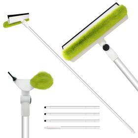 Wct002 Fieploom Window Squeegee And Screen Cleaner With 62in Extension Pole Lightweight Long H