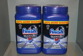 Finish 051700206469 2 Quantum Activblu Technology Dishwasher Detergent 84 Tabs In Each