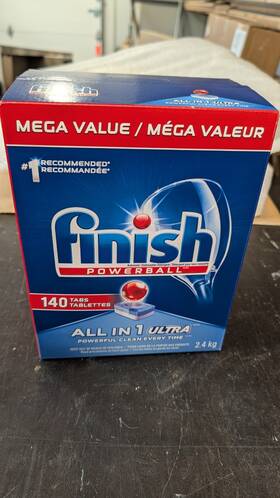 Finish 051700811632 Powerball Automatic Dishwasher Detergent All In 1 Ultra Powerful Clea