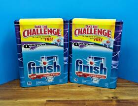 Finish 051700816873 Lot Powerball Dishwasher Detergent Capsules Inside Tins Discontinued