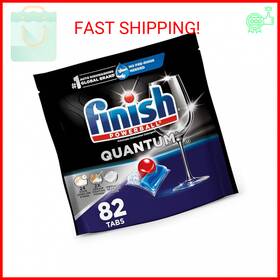 Finish 051700987344 Quantum Dishwasher Pods No Pre-rinse Detergent Soap Removes 2