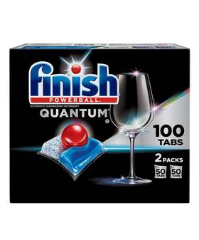 Finish 051700993499 Quantum Powerballs Automatic Dishwasher Detergent Tabs - 2 X 50