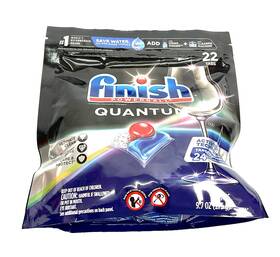 Finish 051700996810 Powerball Quantum Dishwasher Detergent 22 Tabs Active Technology 9.7 0z