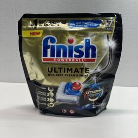Finish 051700998265 Powerball Dishwasher Detergent Ultimate Cyclesync 17 Count