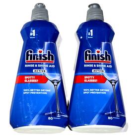 Finish 059001011275 2 Pack Rinse And Shine Aid Active Better Spot Prevention 80 Wash