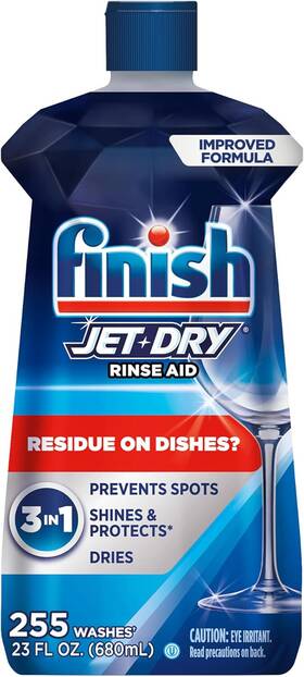 Finish 313044747740 Jet-dry Rinse Aid Dishwasher Agent And Drying 23 Fl Oz Pac