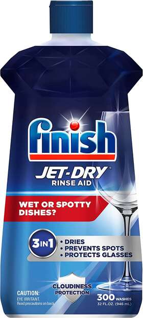Finish 313050869870 Jet-dry Rinse Agent Ounce Blue 32 Fl Oz Packaging May Vary With Free Shipping