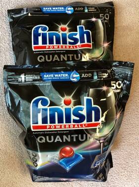 3136104 Finish Lot Of 2 Powerball Quantum Activelift Technology 50 Tabs 22 Oz