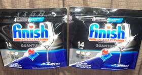 3307865 Finish 2x Dishwasher Detergent Powerball Quantum Tabs 28ct Total New