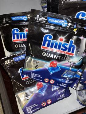 5170020615 Finish - Quantum 22ct Dishwasher Detergent Powerball Lot Of 3