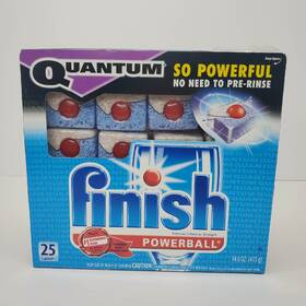 81688 Finish Powerball 14.6 Oz Super Charged Quantum Max 25 Caps Dishwasher Pods