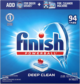 Finish1231 Finish All In 1 Dishwasher Detergent Powerball Dishwashing Tablets Dis