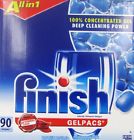 Finish Dishwashing New Gelpacs Fresh Scent Deep Cleaning Powder 90 Count 051700825271