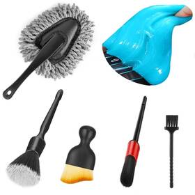Fitosy 671891627579 Soft Dash Vent Dusting Car Slime Putty Detailing Brushes Accessories Essentials