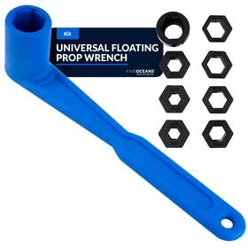 Five Oceans 810033307119 Universal Prop Wrench Kit With Multiple Sockets Floating Boat Propeller Wren