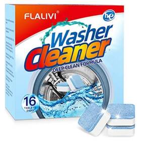 Cadbaz-266 Flalivi Washing Machine Cleaner Effervescent Tablets - 16 Count Pack Of 1 White