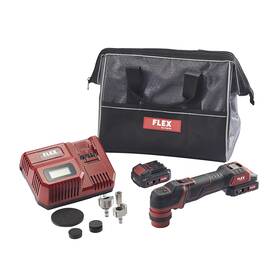 12.0-ec Flex 877505005584 Pxe 80 Set Usa 12v Cordless Multi-polisher-set Includes Two 2.5ah Ba