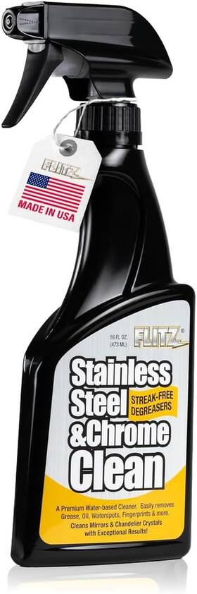 01506 Flitz 726084696860 - Sp Stainless Steel Cleaner And Polish For Appliances Streak Free