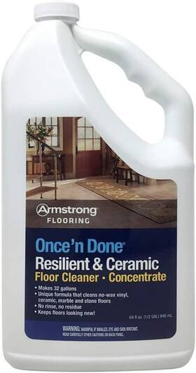 Trval4344 Flooring Inc Onceftn Done Citrus Scent Floor Cleaner Liquid 64 Oz