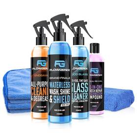 Flowgenix 197644398867 Grand Slam 4-pack Includes Waterless Car Wash Spray Instant