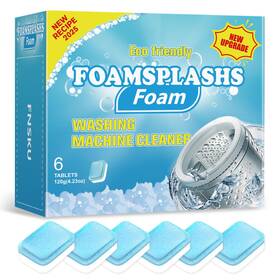 Foamsplashs Foam 762284767146 Washing Machine Cleaner Cleaning Tablets He Front Load And To