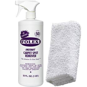 320001 Folex Cemko Cleaning Cloth Instant Carpet Spot Remover Kit 32oz