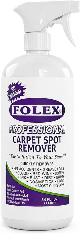 Folex 705353158889 - Professional Carpet Cleaner Spray 34 Oz Pet Stain Removal Instant St