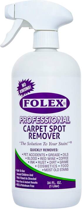 Fpsr34 Folexport Inc. Folex Professional Carpet Spot Remover 34oz