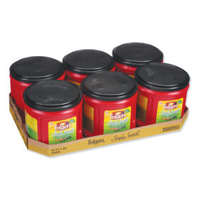 2550020513ct Folgers Coffee Simply Smooth 31.1 Oz Canister Pk6